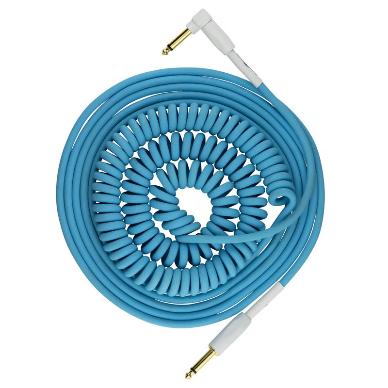 Pig Hog 30ft Half Coil Instrument Cable - Right Angle - Various Colours