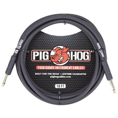Pig Hog Black Instrument Cable - Various Lengths & Connections