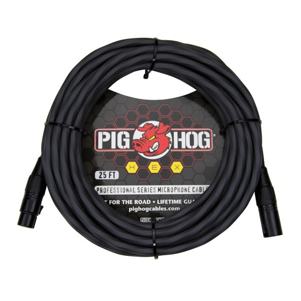 Pig Hog Hex Series Mic Cable - 25ft