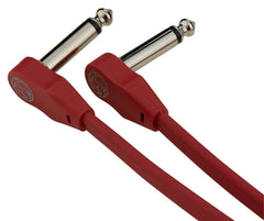 Pig Hog Lil' Pigs Low Profile Patch Cables 2Pk - 2ft - Candy Apple Red