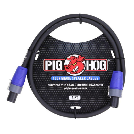 Pig Hog Speaker Cable 3ft/5ft/10ft - SPEAKON