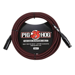 Pig Hog Woven 20Ft Mic Cable - Various Designs