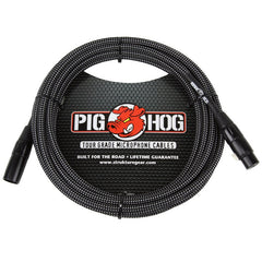 Pig Hog Woven 20Ft Mic Cable - Various Designs