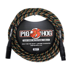 Pig Hog Woven 20Ft Mic Cable - Various Designs