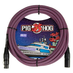 Pig Hog Woven 20Ft Mic Cable - Various Designs