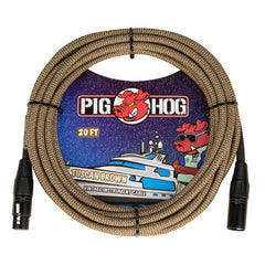 Pig Hog Woven 20Ft Mic Cable - Various Designs