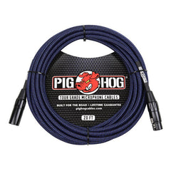 Pig Hog Woven 20Ft Mic Cable - Various Designs