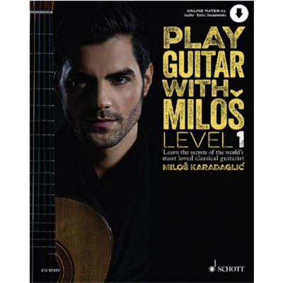 Play Guitar with Milos Level 1-Guitar & Folk-Schott Music-Engadine Music