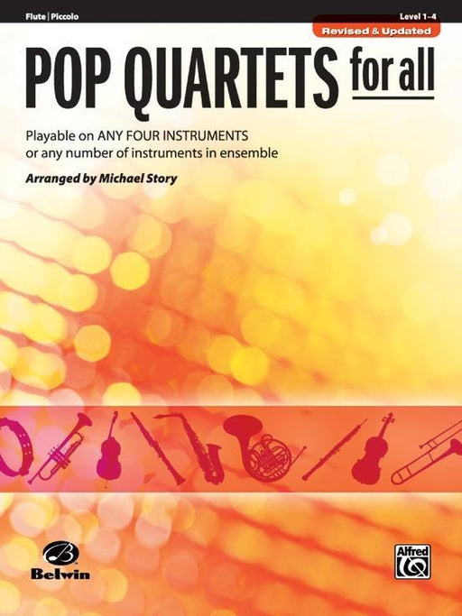 Pop Quartets For All Arr. Michael Story - Flute/Piccolo-Flexible Ensemble-Alfred-Engadine Music