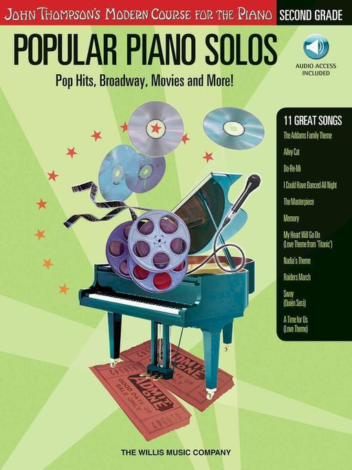Popular Piano Solos - Grade 2 - Book/CD Pack-Piano & Keyboard-Hal Leonard-Engadine Music