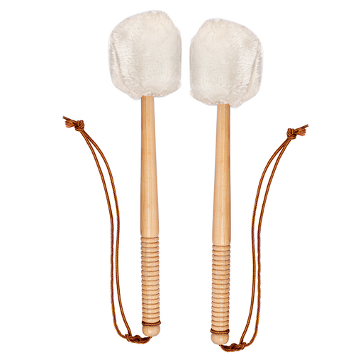 Powerbeat Bass Drum Mallets Fleece Covered Head (Pair)