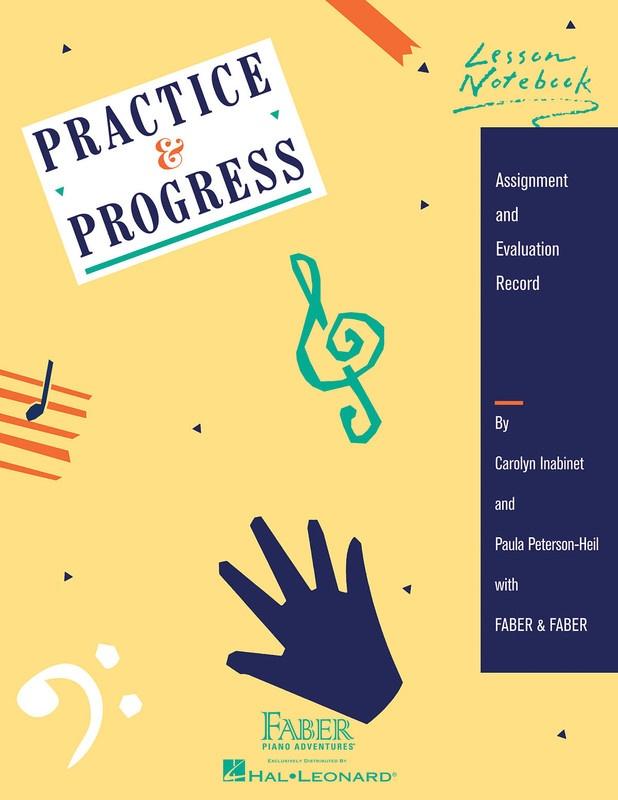 Practice & Progress Lesson Notebook-Piano & Keyboard-Faber Piano Adventures-Engadine Music