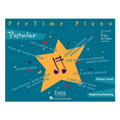PreTime Piano Popular - Primer Level-Piano & Keyboard-Faber Piano Adventures-Engadine Music