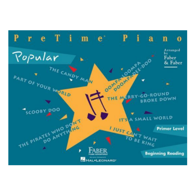 PreTime Piano Popular - Primer Level-Piano & Keyboard-Faber Piano Adventures-Engadine Music