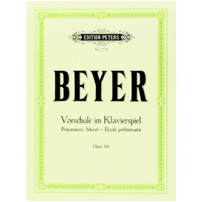 Preparatory School Op. 101, Ferdinand Beyer-Piano & Keyboard-Edition Peters-Engadine Music