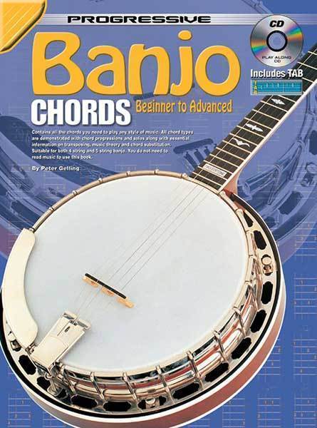 Progressive Banjo Chords Book/CD-Guitar & Folk-Koala Publications-Engadine Music