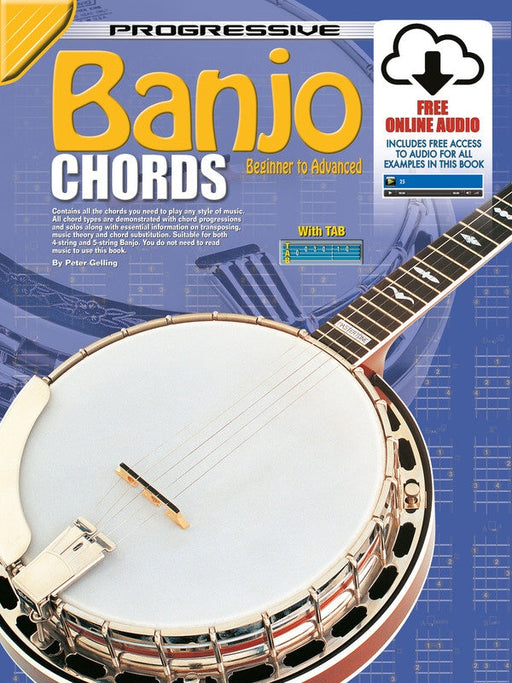 Progressive Banjo Chords Book/Online Audio