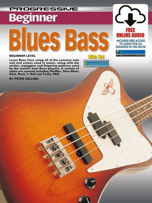 Progressive Beginner Blues Bass - Book/Online Audio