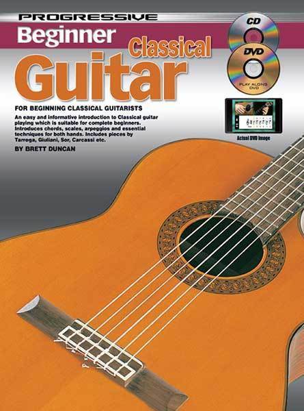 Progressive Beginner Classical Guitar Book/CD/DVD