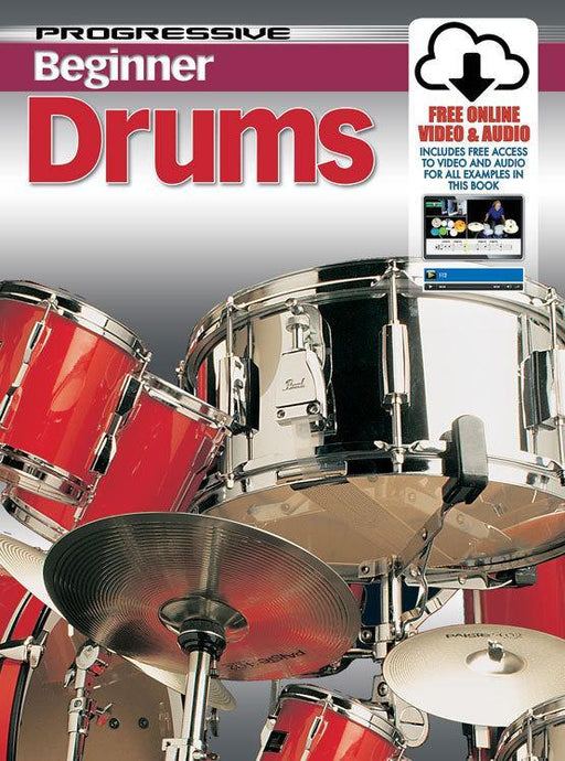 Progressive Beginner Drums Book/Online Media
