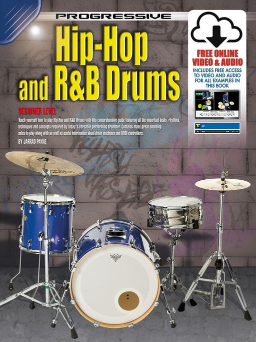 Progressive Beginner Hip Hop and R&B Drums Book/Online Media