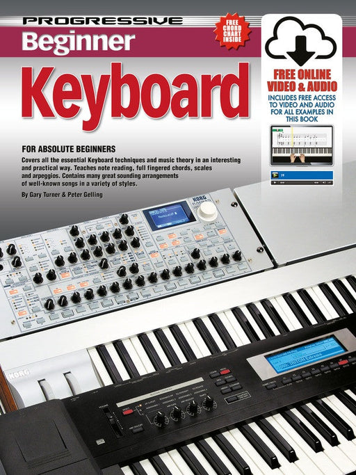 Progressive Beginner Keyboard Colour Edition Book/Online Media