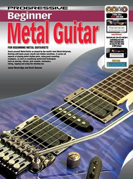 Progressive Beginner Metal Guitar Licks Book/CD/DVD