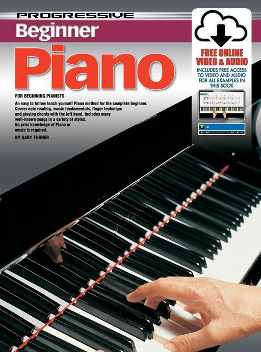 Progressive Beginner Piano Book/Online Media
