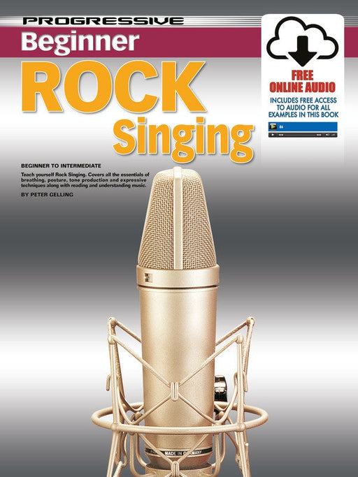 Progressive Beginner Rock Singing Book/Online Audio
