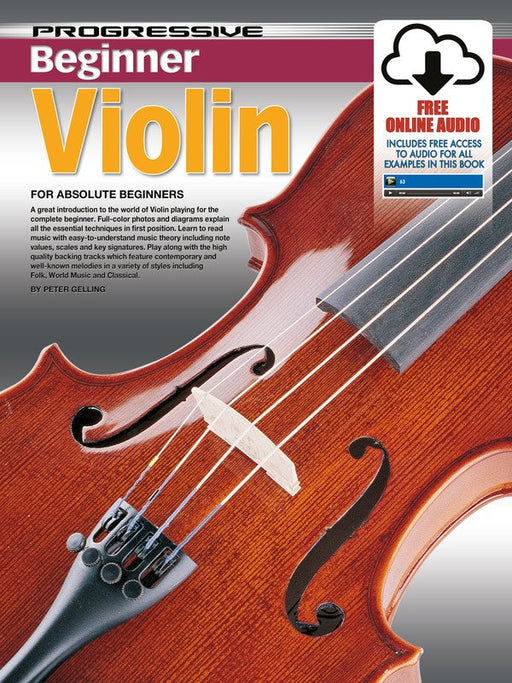 Progressive Beginner Violin Book/Online Audio