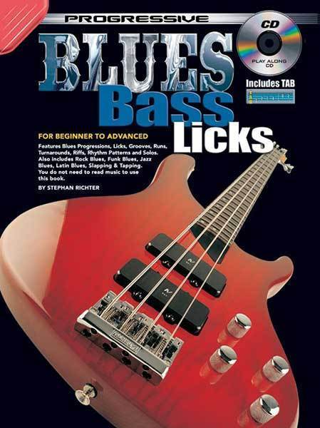 Progressive Blues Bass Licks Book/CD-Guitar & Folk-Koala Publications-Engadine Music