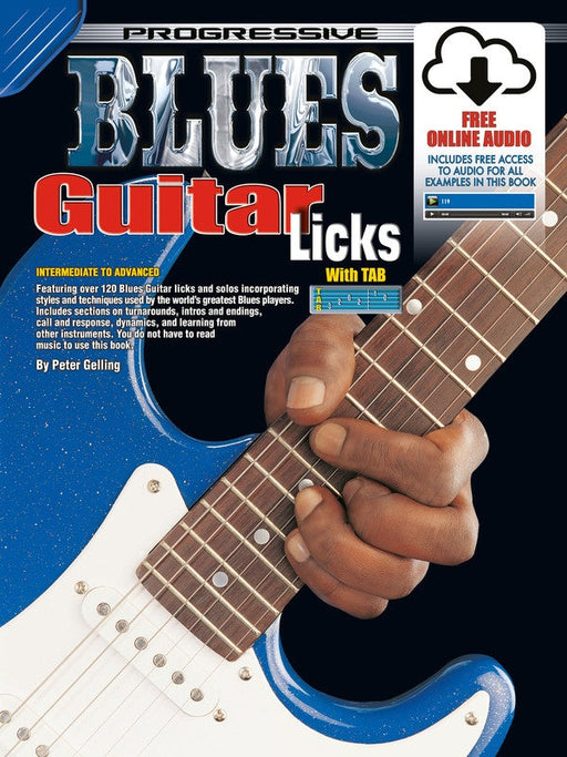 Progressive Blues Guitar Licks Book/Online Audio