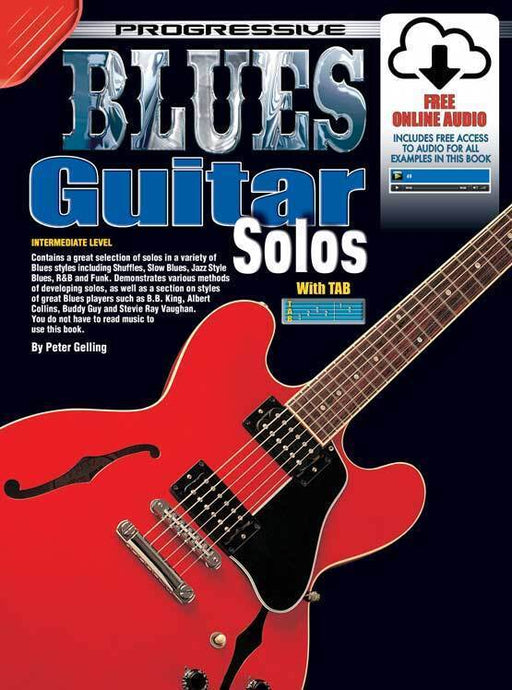 Progressive Blues Guitar Solos Book & Online Audio