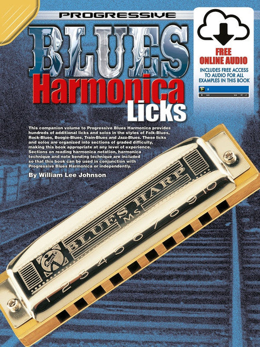 Progressive Blues Harmonica Licks Book/Online Audio