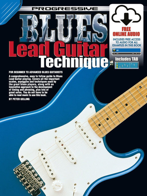 Progressive Blues Lead Guitar Technique Book/Online Audio
