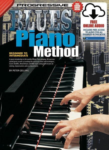 Progressive Blues Piano Method Book/Online Media