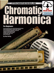Progressive Chromatic Harmonica Book/Online Audio