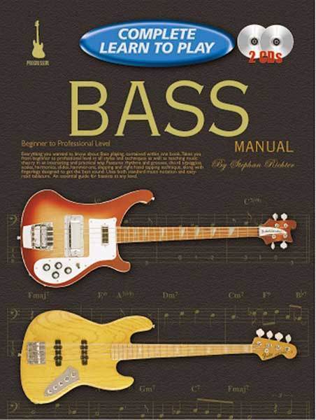 Progressive Complete Learn To Play Bass Manual Book/Online Audio