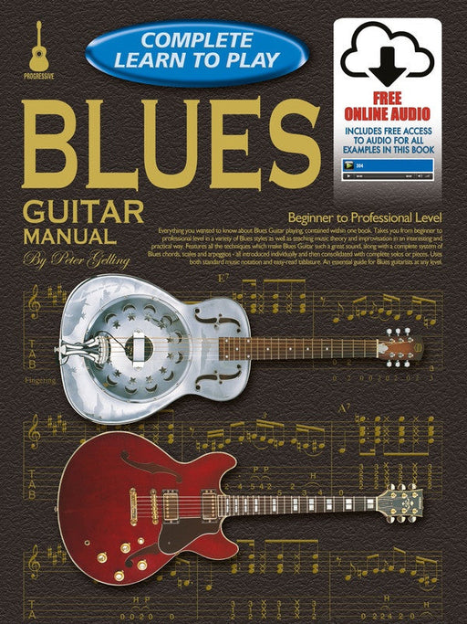 Progressive Complete Learn To Play Blues Guitar Book/Online Audio
