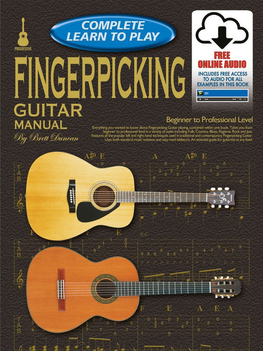 Progressive Complete Learn To Play Fingerpicking Guitar Book/Online Audio