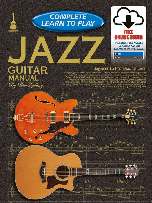 Progressive Complete Learn To Play Jazz Guitar Book / Online Audio