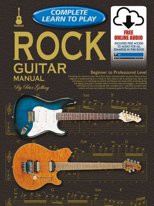 Progressive Complete Learn To Play Rock Guitar Book/Online Audio