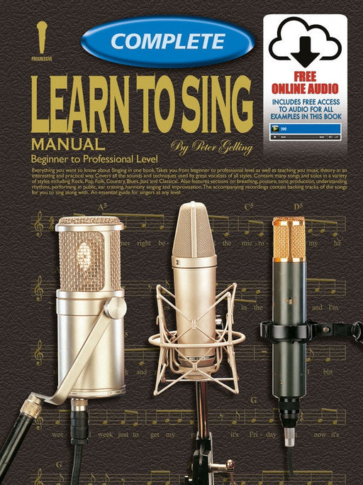 Progressive Complete Learn To Play Singing Book/Online Audio