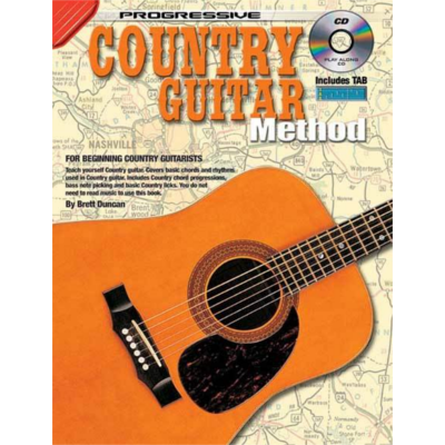 Progressive Country Guitar Method Bk/CD-Guitar & Folk-Koala Publications-Engadine Music