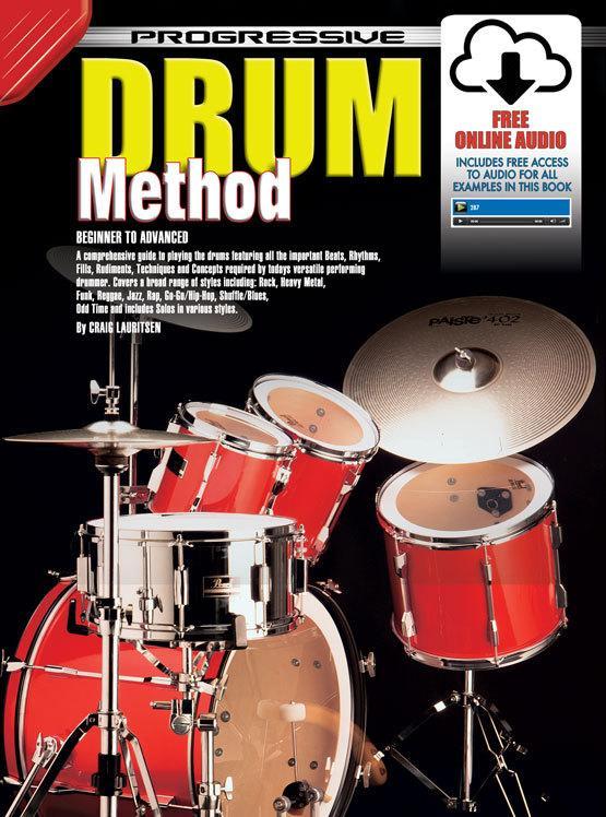 Progressive Drum Method Book/Online Media