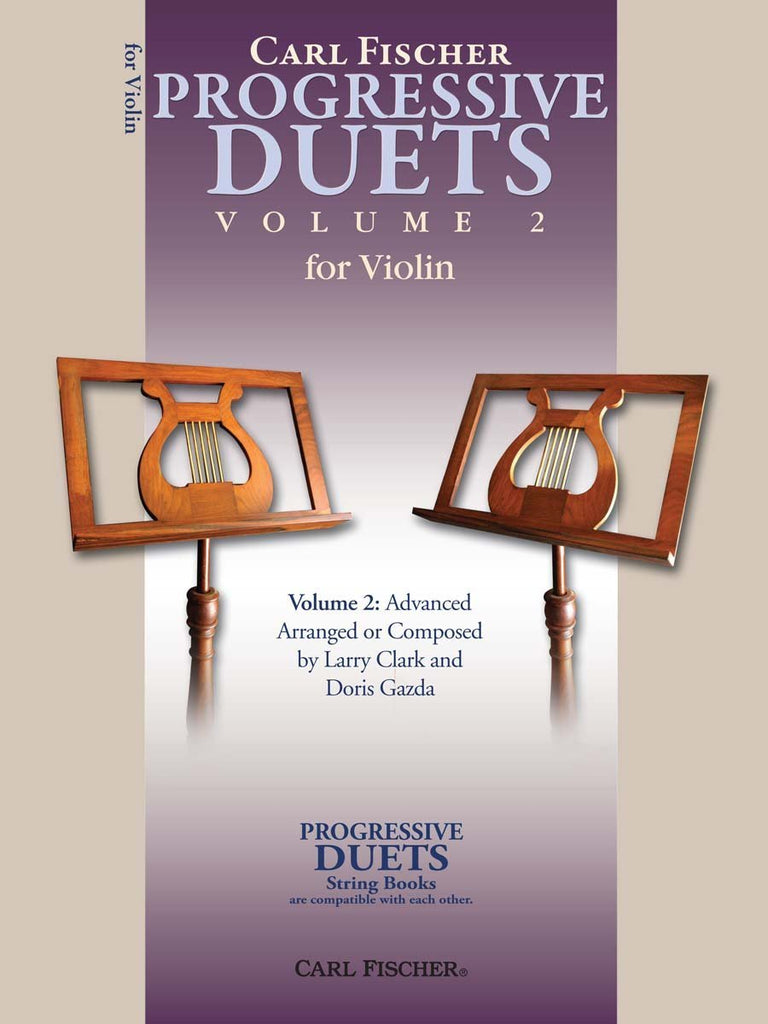 Progressive Duets Volume 2 for Violin-Strings-Carl Fischer-Engadine Music