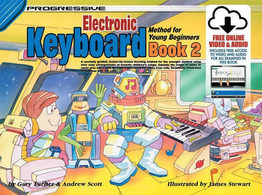 Progressive Electric Keyboard Method for the Young Beginner - Book 2 Book & Online Audio