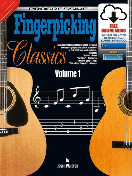 Progressive Fingerpicking Classics Volume 1 Book/Online Audio