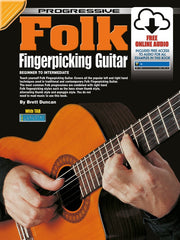 Progressive Folk Fingerpicking Guitar Book/Online Audio