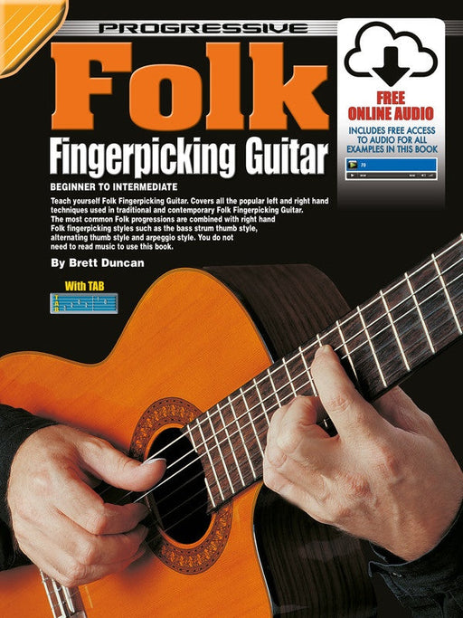Progressive Folk Fingerpicking Guitar Book/Online Audio